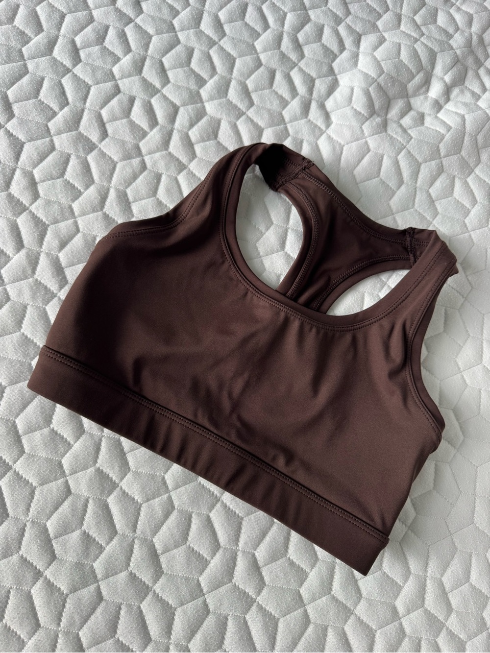 H&M Dark Brown Racerback Sports Bra